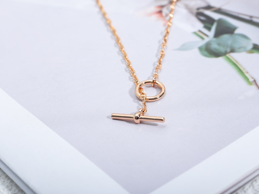 [Rose Jewellery]ECHAPPEE NECKLACE PINK GOLD