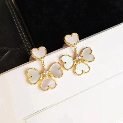 [Rose Jewellery]CLOVER SWEET WHITE MOP EARRINGS