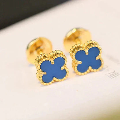 [Rose Jewellery]CLOVER MINI 9.5MM TURQUOISE EARRINGS