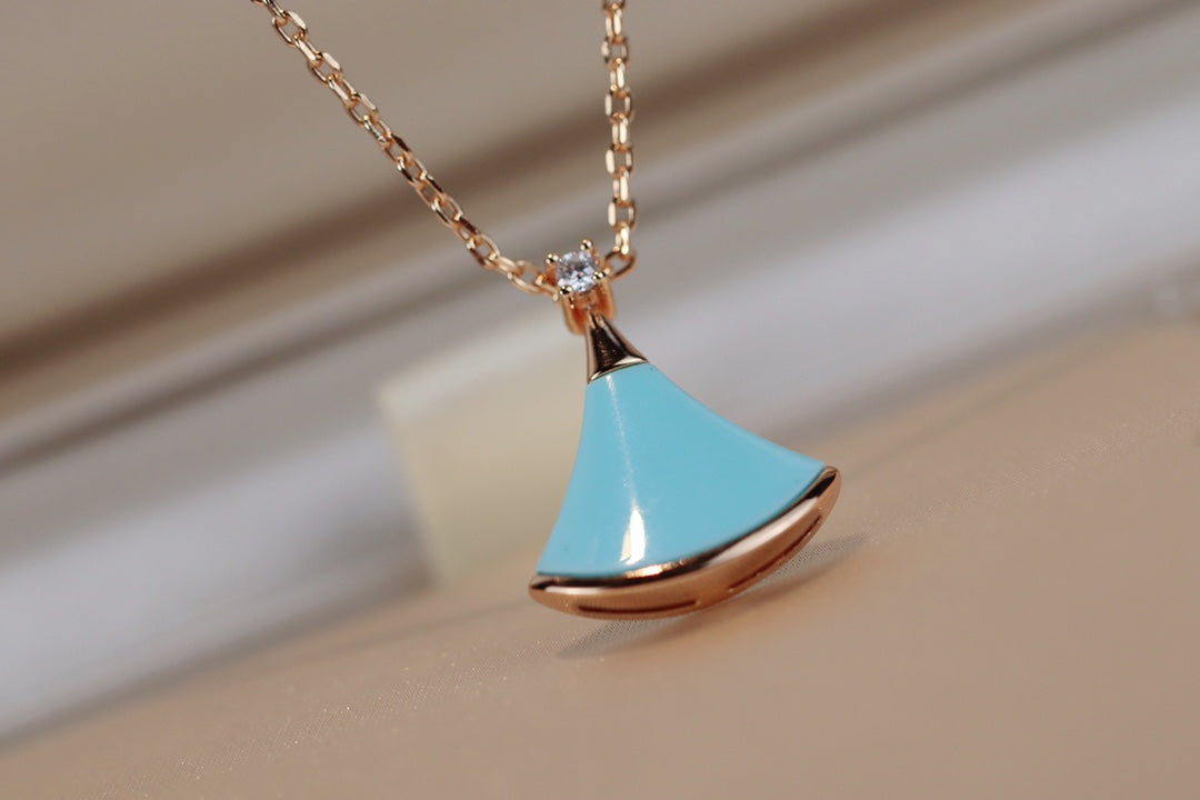 [Rose Jewellery]DREAM NECKLACE TURQUOISE PINK GOLD