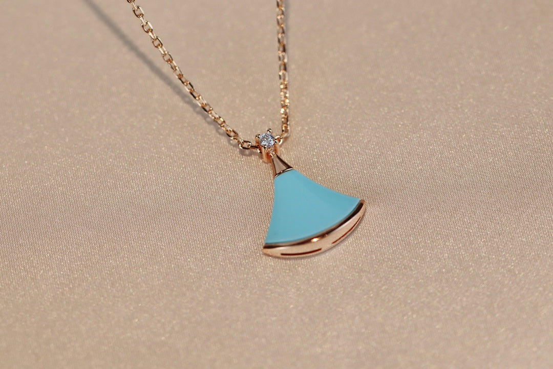 [Rose Jewellery]DREAM NECKLACE TURQUOISE PINK GOLD