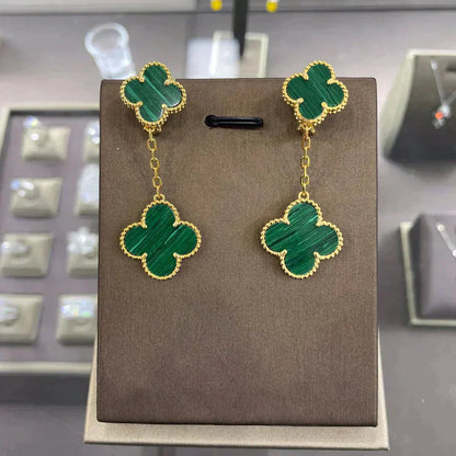 [Rose Jewellery]CLOVER 2 MOTIFS  EARRINGS (MULTIPLE CHOICESC