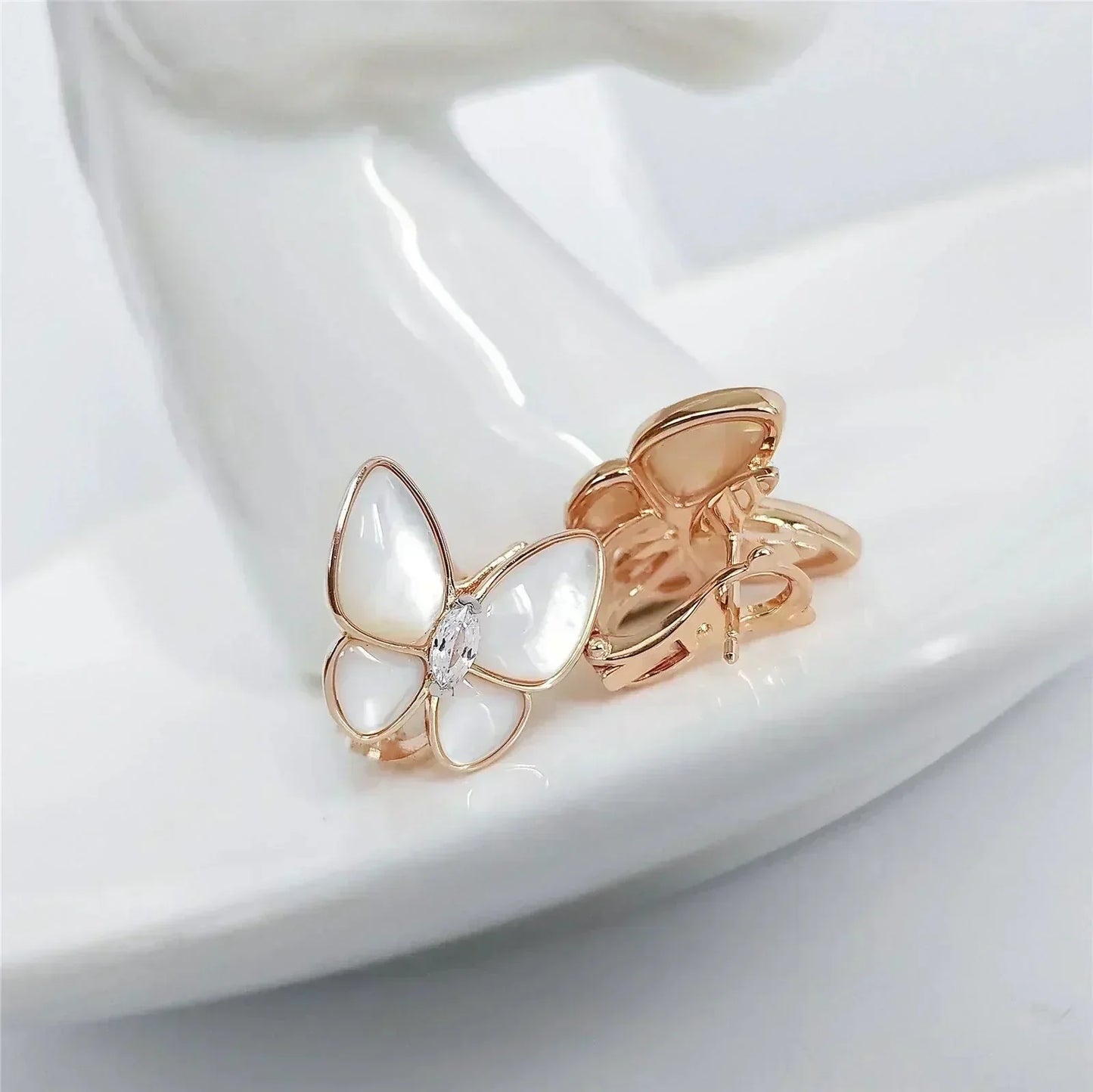 [Rose Jewellery]BUTTERFLY MOP DIAMOND EARRINGS