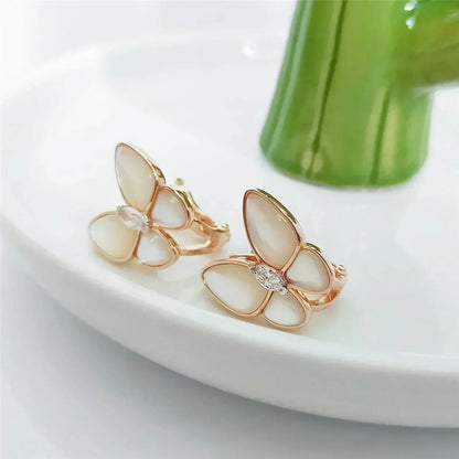 [Rose Jewellery]BUTTERFLY MOP DIAMOND EARRINGS