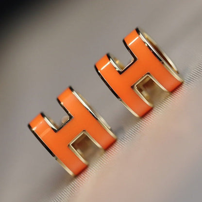 [Rose Jewellery]MINI POP H EARRINGS ORANGE