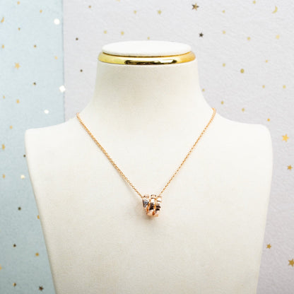 [Rose Jewellery]SERPENTI PINK GOLD NECKLACE DIAMOND