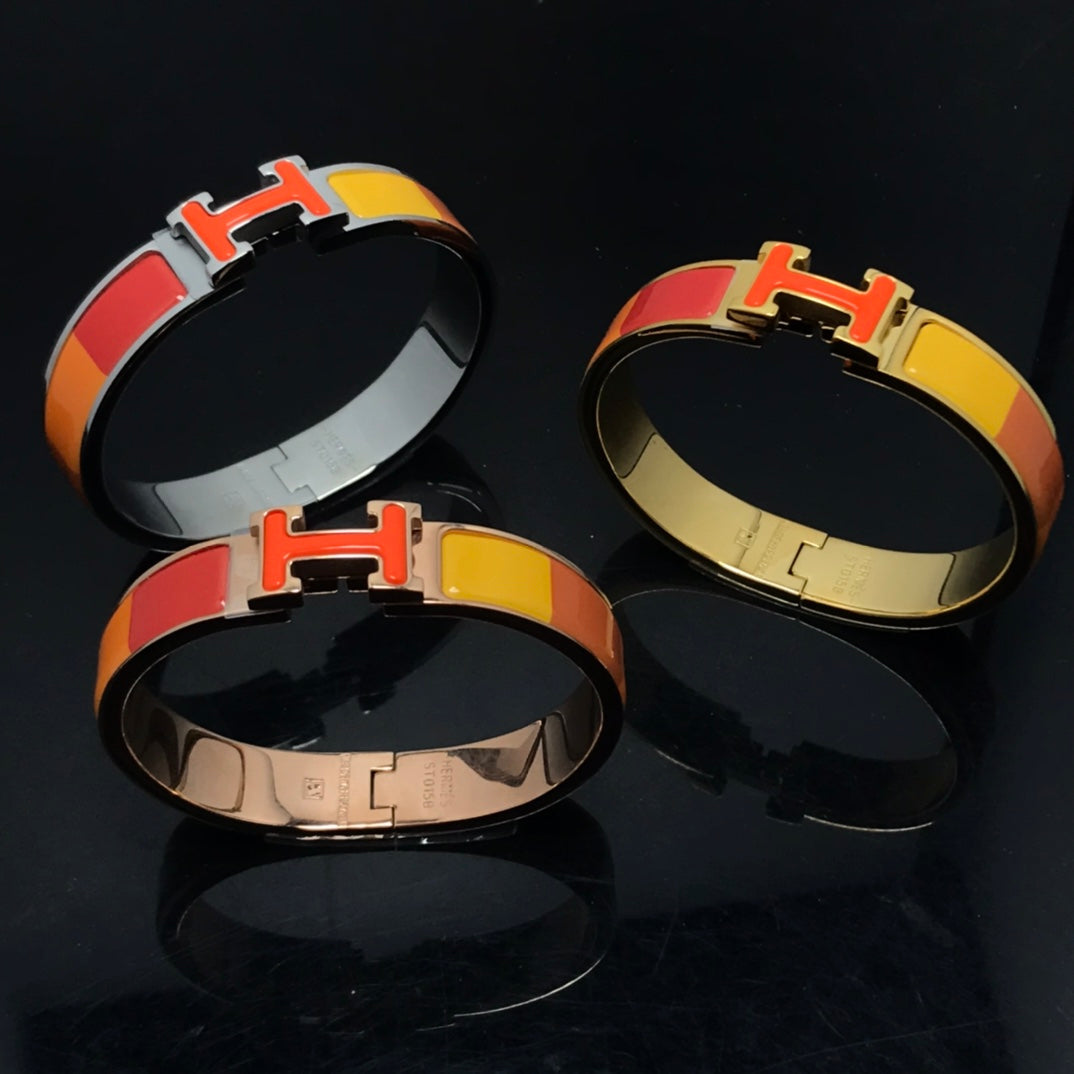 [Rose Jewellery]H BRACELET ORANGE RAINBOW CERAMIC