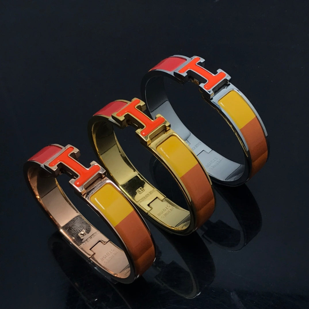 [Rose Jewellery]H BRACELET ORANGE RAINBOW CERAMIC