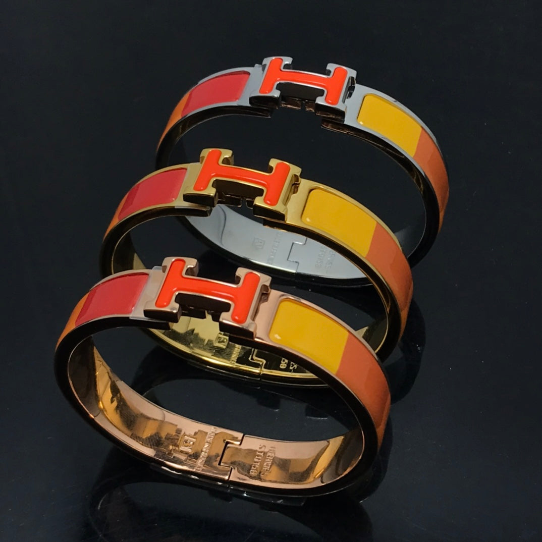 [Rose Jewellery]H BRACELET ORANGE RAINBOW CERAMIC