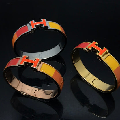 [Rose Jewellery]H BRACELET ORANGE RAINBOW CERAMIC