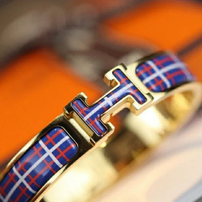 [Rose Jewellery]H TARTAN BRACELET 12MM