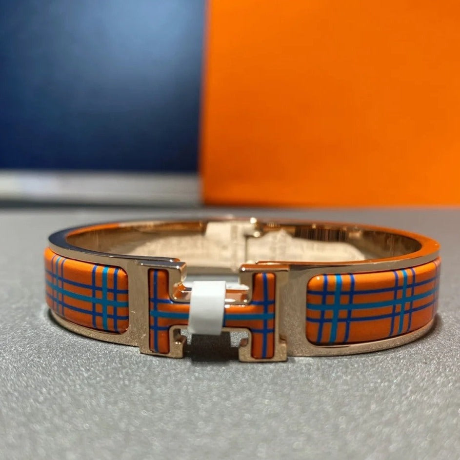 [Rose Jewellery]H TARTAN BRACELET 12MM