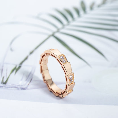 [Rose Jewellery]SERPENTI RING PINK GOLD  3MM