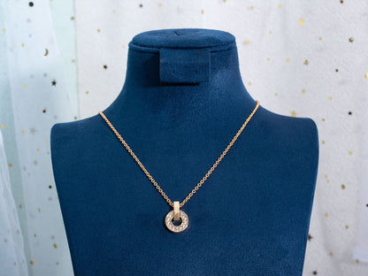 [Rose Jewellery]GARI NECKLACE PINK GOLD DIAMOND