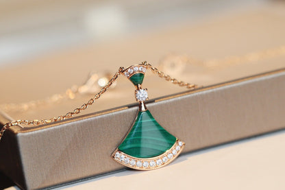 [Rose Jewellery]DREAM NECKLACE MALACHITE DIAMOND