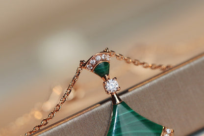 [Rose Jewellery]DREAM NECKLACE MALACHITE DIAMOND