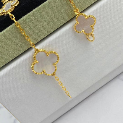 [Rose Jewellery]MAGIC CLOVER MOP GOLD BRACELET 5 MOTIFS