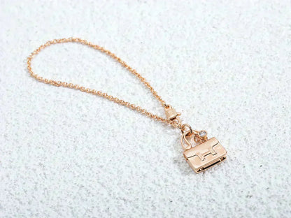 [Rose Jewellery]AMULETTE PEDANT ROSE GOLD NECKLACE