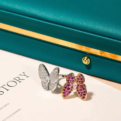 [Rose Jewellery]TWIN BUTTERFLY DIAMOND RING