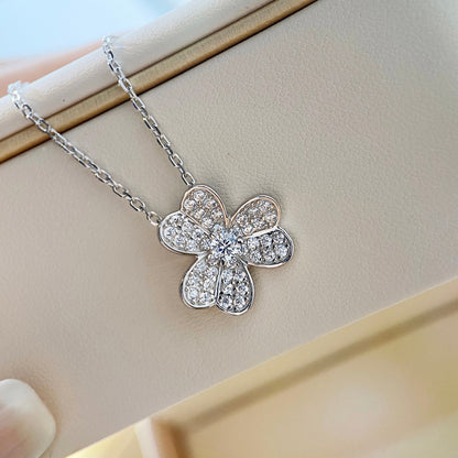 [Rose Jewellery]CLOVER DIAMOND NECKLACE SILVER