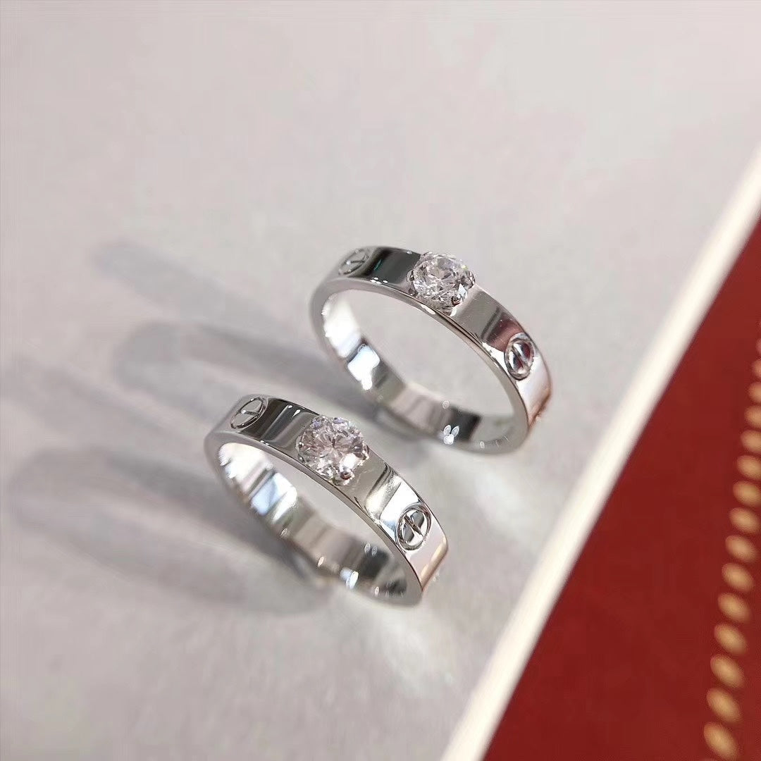 [Rose Jewellery]LOVE RING 3.6MM 1 BIG DIAMOND