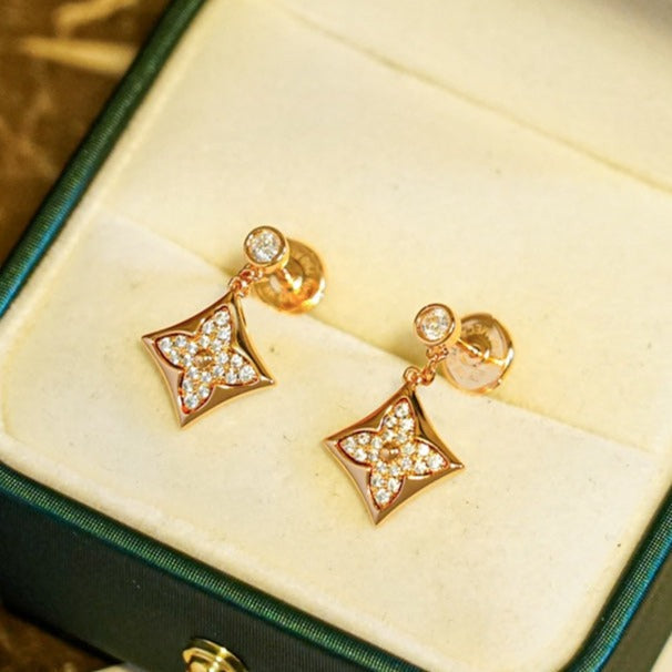 [Rose Jewellery]STAR DIAMONDS EARRINGS GOLD