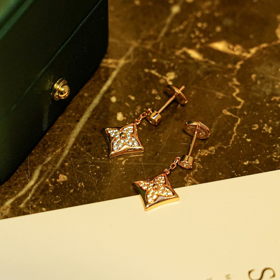 [Rose Jewellery]STAR DIAMONDS EARRINGS GOLD