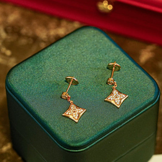 [Rose Jewellery]STAR DIAMONDS EARRINGS GOLD