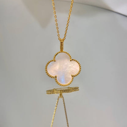 [Rose Jewellery]CLOVER 25MM MOP LARGE PENDANT NECKLACE