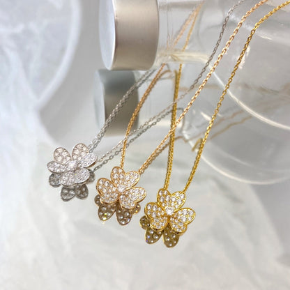 [Rose Jewellery]FLOWER DIAMOND NECKLACE