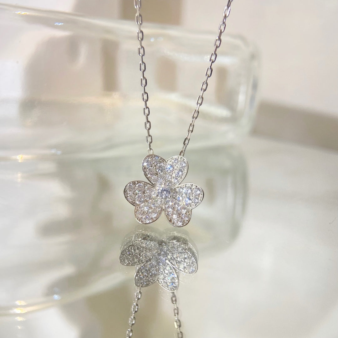 [Rose Jewellery]FLOWER DIAMOND NECKLACE