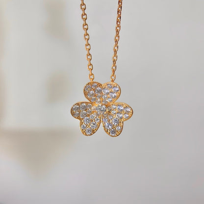 [Rose Jewellery]FLOWER DIAMOND NECKLACE