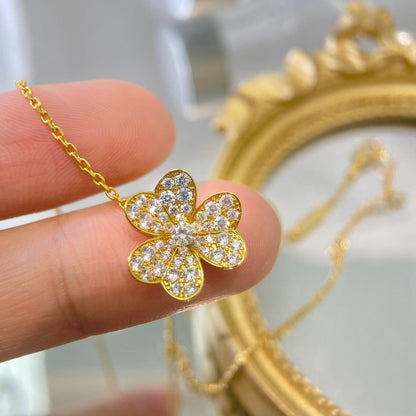 [Rose Jewellery]FLOWER DIAMOND NECKLACE