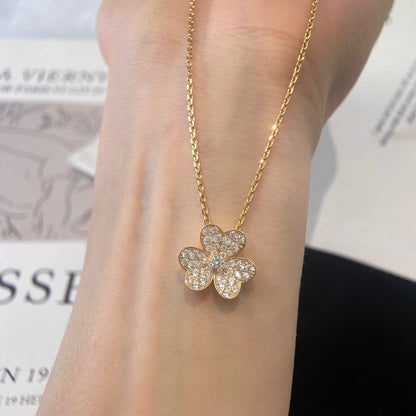 [Rose Jewellery]FLOWER DIAMOND NECKLACE