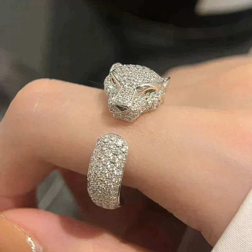 [Rose Jewellery]PANTHERE 5.5MM ALL DIAMOND RING