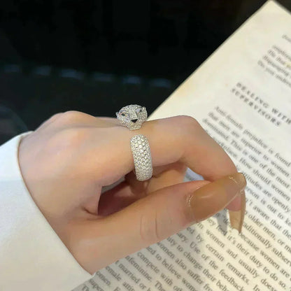 [Rose Jewellery]PANTHERE 5.5MM ALL DIAMOND RING