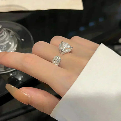 [Rose Jewellery]PANTHERE 5.5MM ALL DIAMOND RING