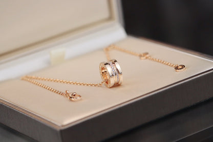 [Rose Jewellery]ZERO 1 PINK GOLD DIAMOND NECKLACE