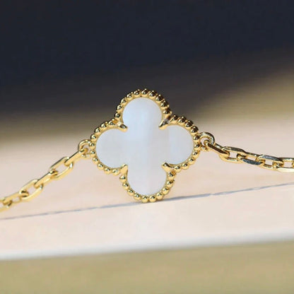 [Rose Jewellery]CLOVER 20 MOTIFS WHITE MOP NECKLACE