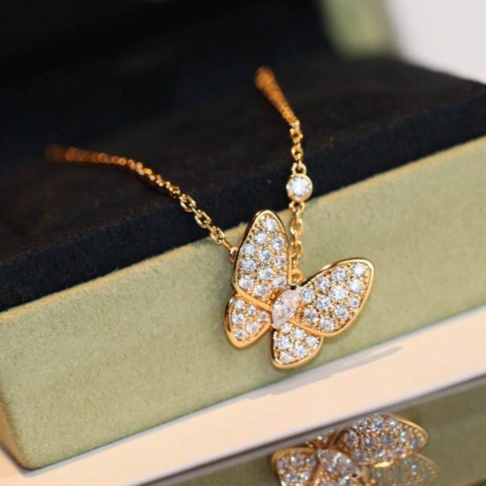 [Rose Jewellery]BUTTERFLY DIAMOND NECKLACE