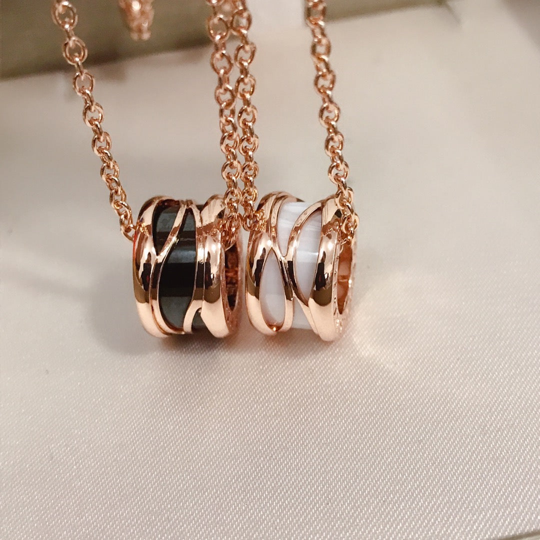 [Rose Jewellery]ZERO 1 FOUR BAND PINK GOLD CERAMIC