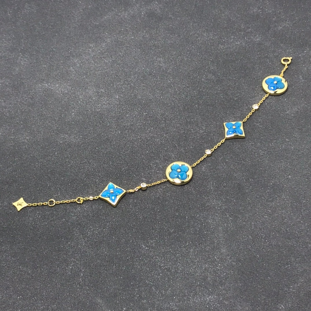 [Rose Jewellery]STAR AND SUN TURQUOISE 4 MOTIFS 3 DIAMONDS