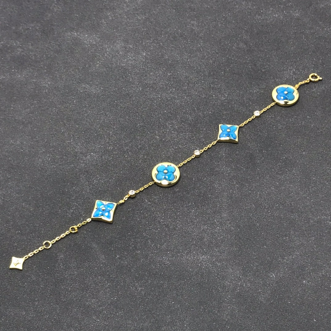 [Rose Jewellery]STAR AND SUN TURQUOISE 4 MOTIFS 3 DIAMONDS