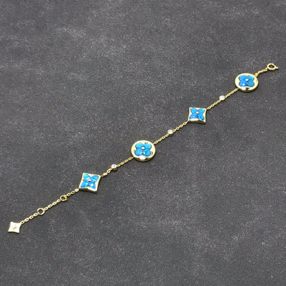 [Rose Jewellery]STAR AND SUN TURQUOISE 4 MOTIFS 3 DIAMONDS