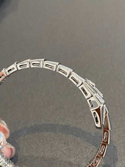 [Rose Jewellery]SERPENTI BRACELET DIAMONDS SILVER