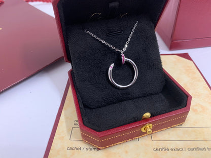 [Rose Jewellery]JUSTE PINK DIAMOND NECKLACE