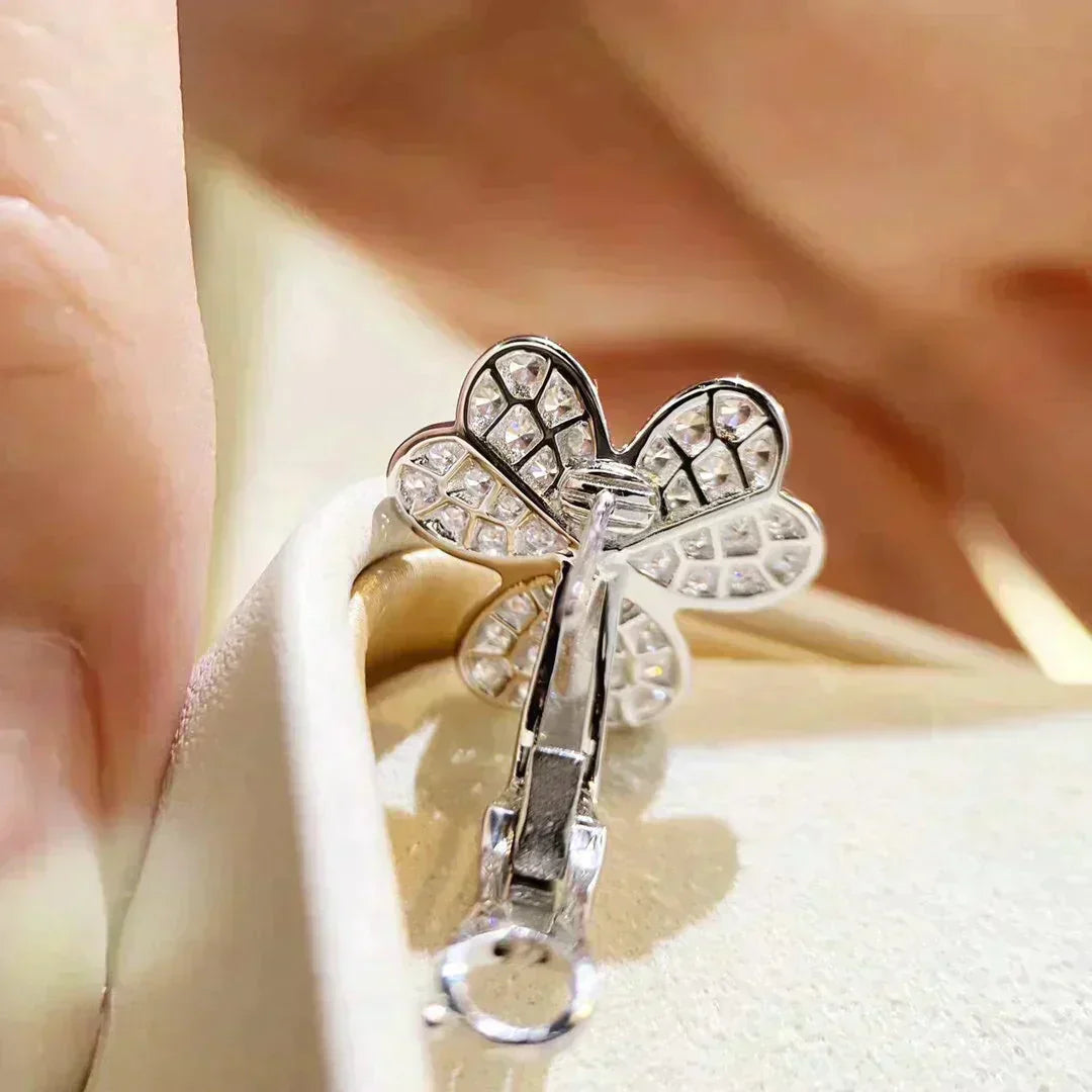 [Rose Jewellery]CLOVER COMOS DIAMOND EARRINGS SILVER