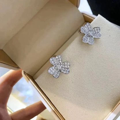 [Rose Jewellery]CLOVER COMOS DIAMOND EARRINGS SILVER