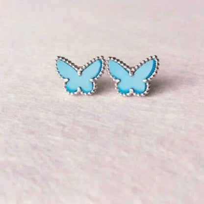 [Rose Jewellery]BUTTERFLY TURQUOISE EARRINGS SILVER