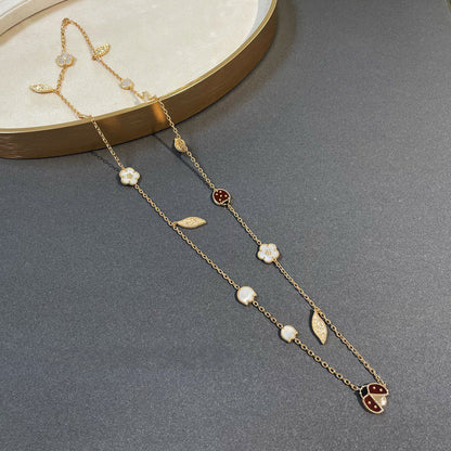 [Rose Jewellery]LUCKY SPRING 15 MOTIFS GOLD NECKLACE